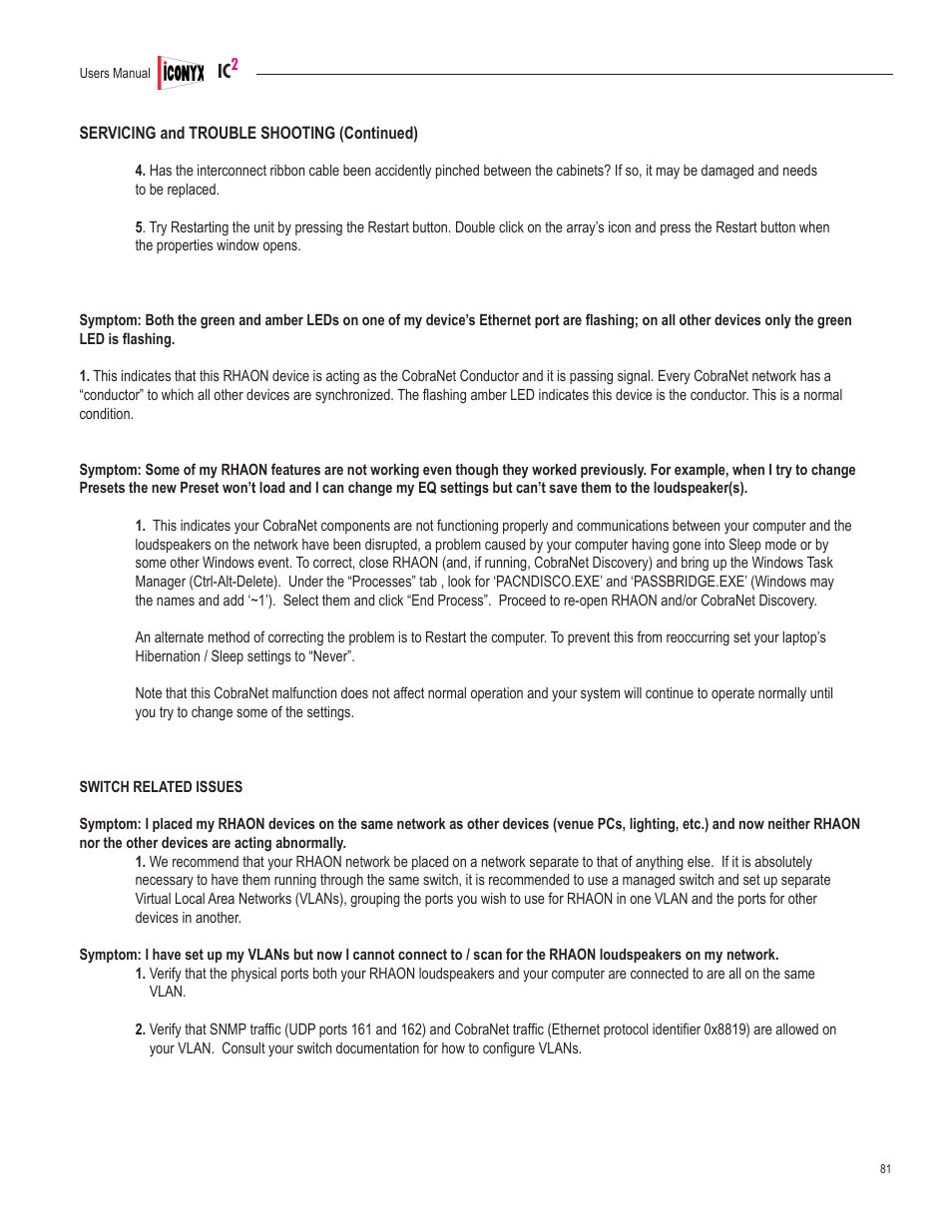 Renkus-Heinz IC2-FR User Manual | Page 81 / 91