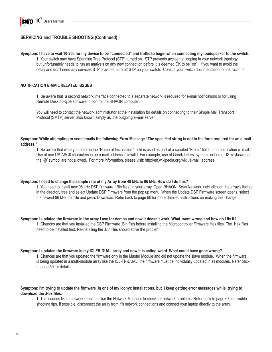 Renkus-Heinz IC2-FR User Manual | Page 82 / 91