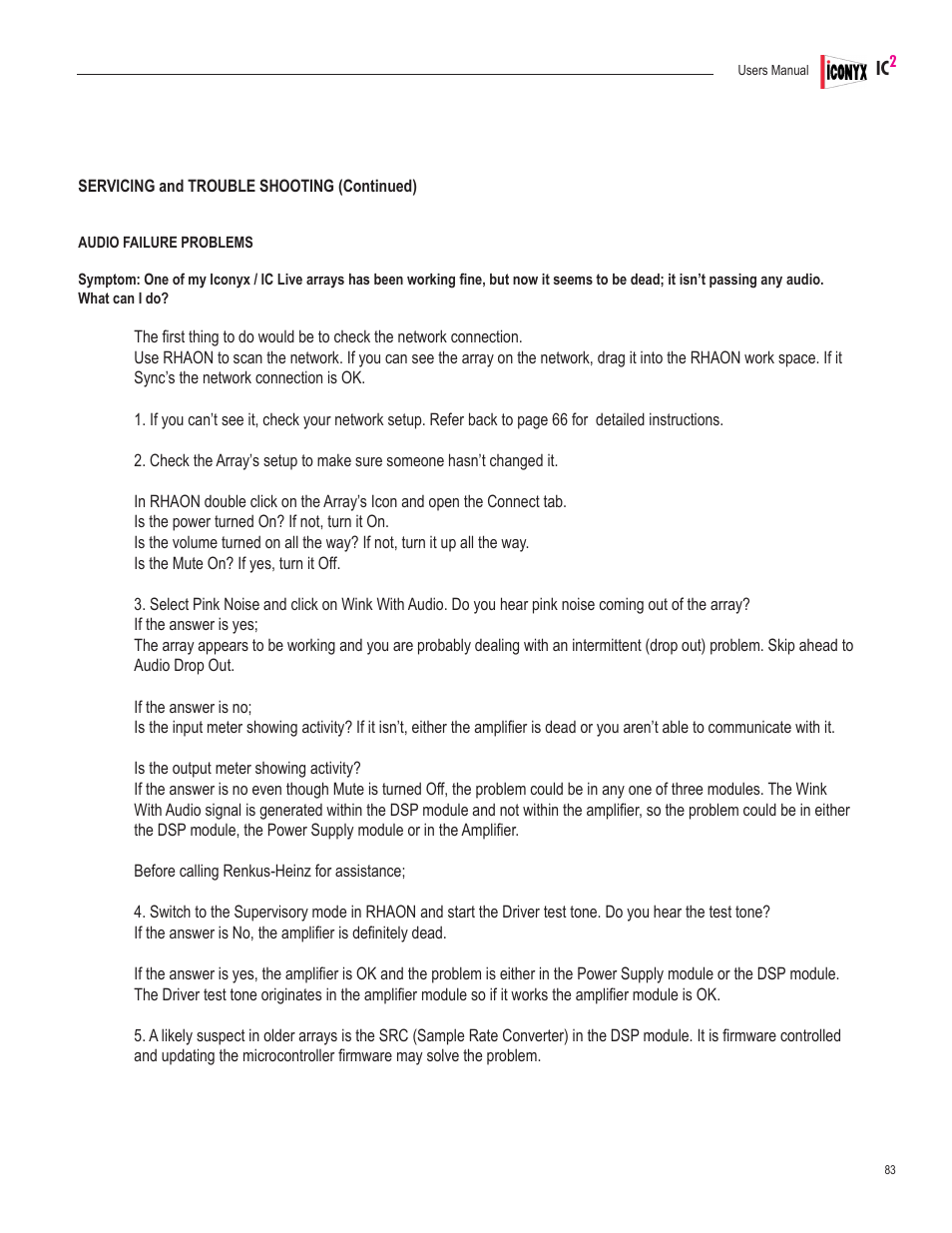 Renkus-Heinz IC2-FR User Manual | Page 83 / 91