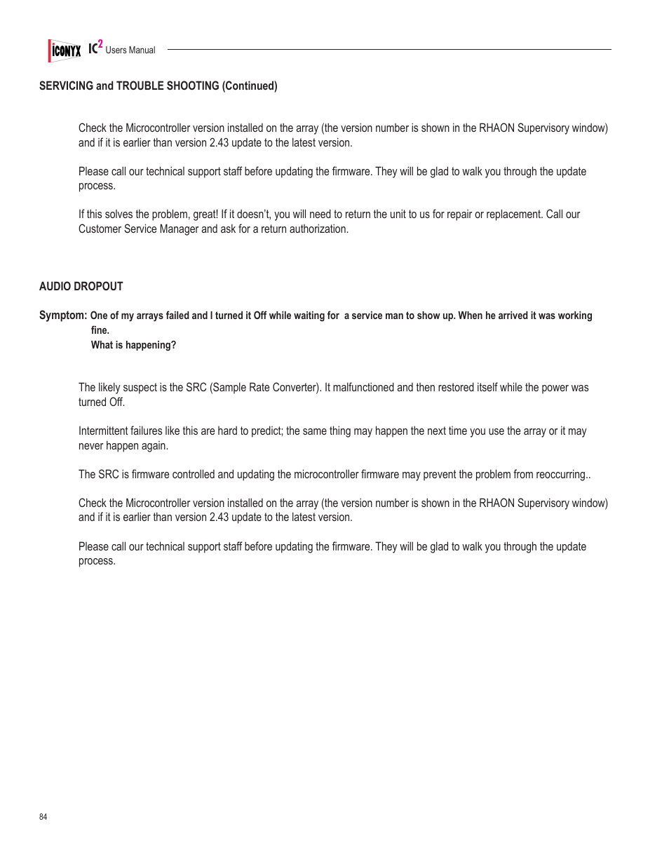 Renkus-Heinz IC2-FR User Manual | Page 84 / 91