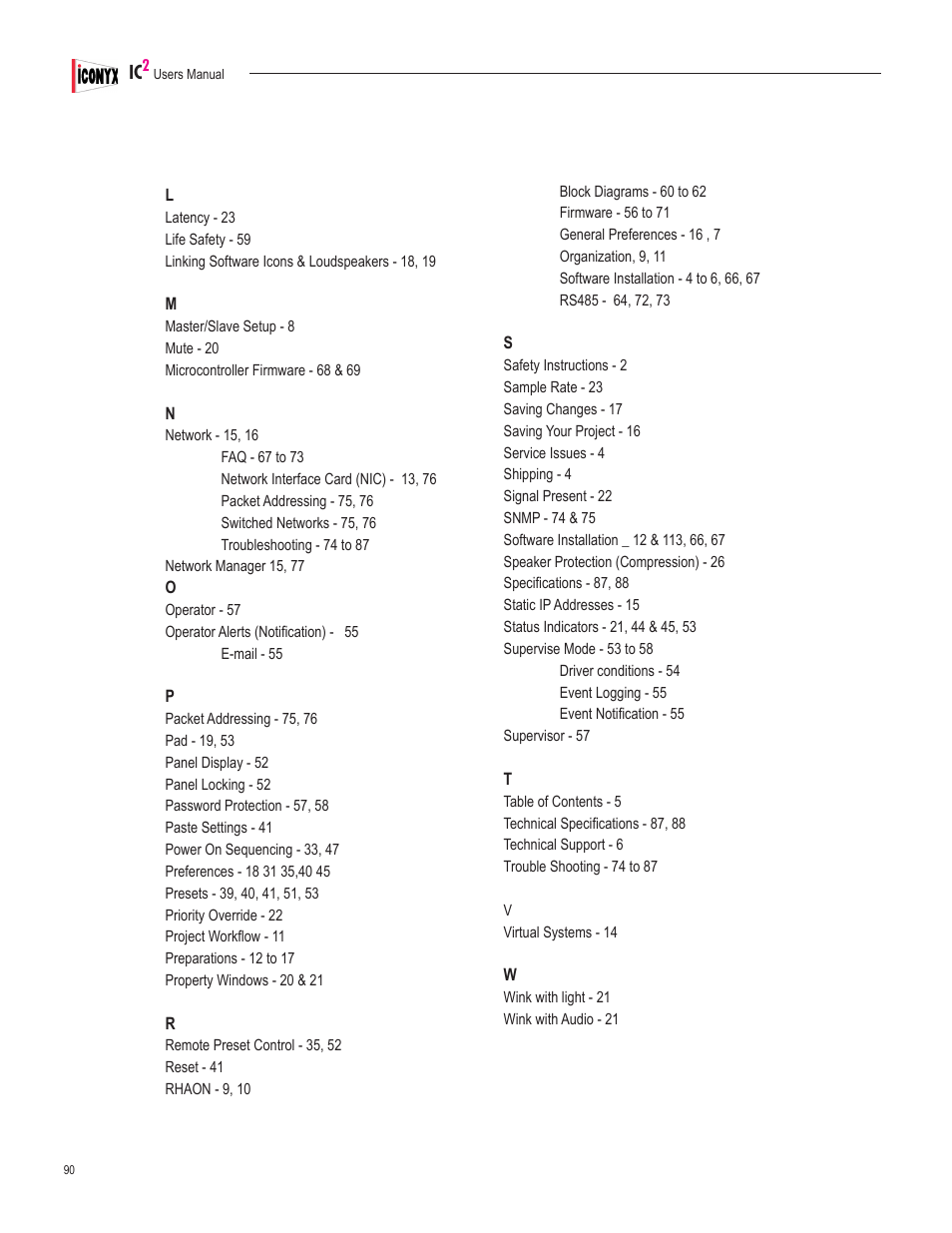 Renkus-Heinz IC2-FR User Manual | Page 90 / 91