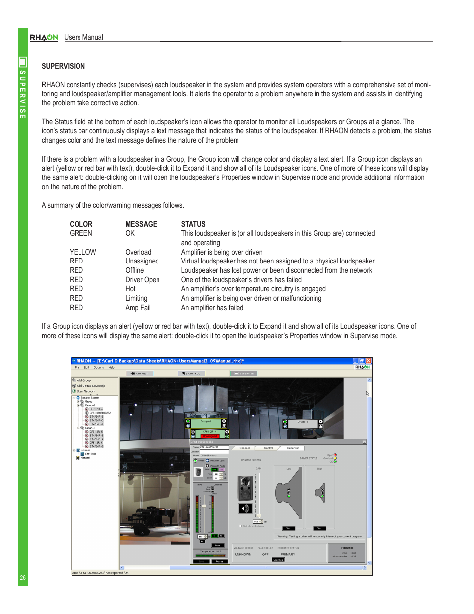 Renkus-Heinz RHAON 32-Bit User Manual | Page 26 / 58