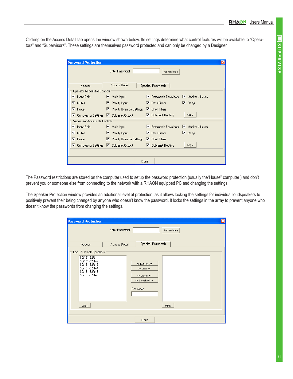 Renkus-Heinz RHAON 32-Bit User Manual | Page 31 / 58