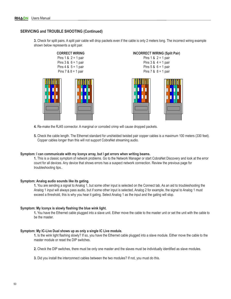 Renkus-Heinz RHAON 32-Bit User Manual | Page 50 / 58