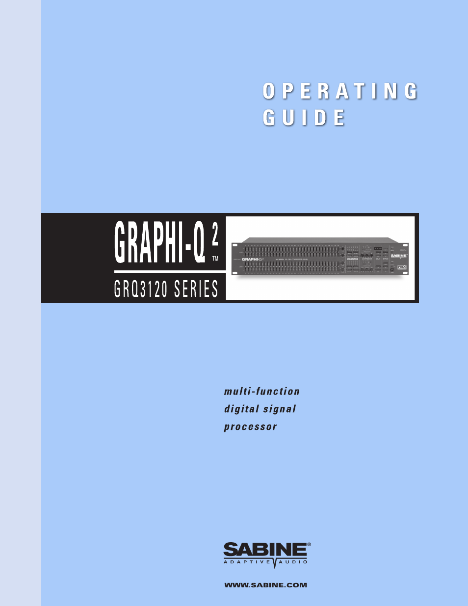 SABINE Graphi-Q2 3122-S User Manual | 58 pages