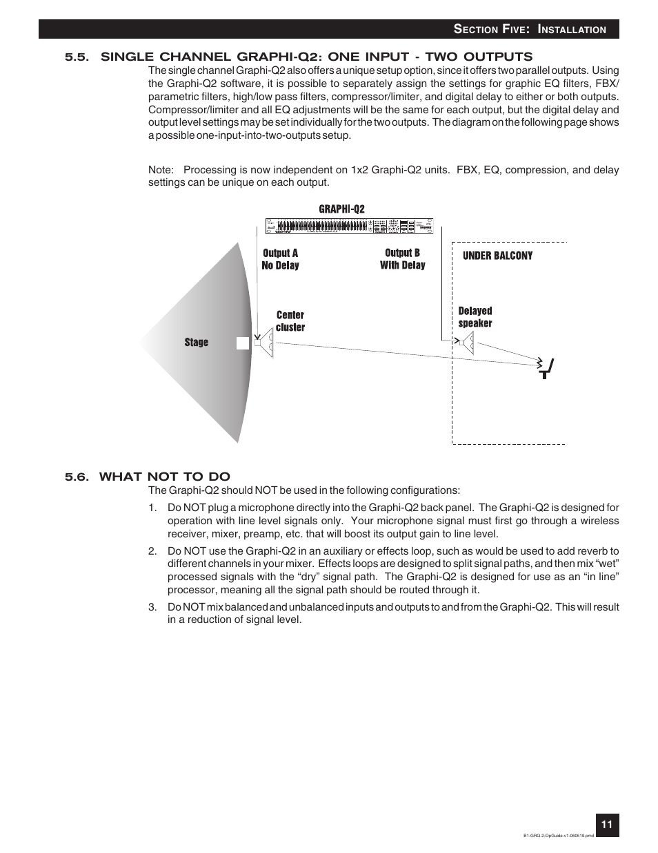 SABINE Graphi-Q2 3122-S User Manual | Page 12 / 58