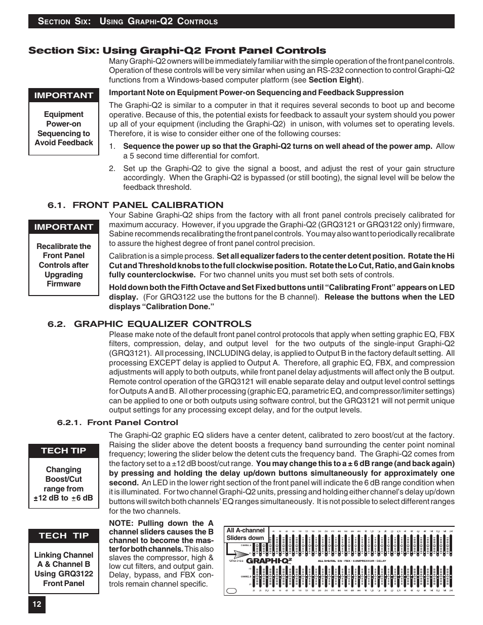 SABINE Graphi-Q2 3122-S User Manual | Page 13 / 58