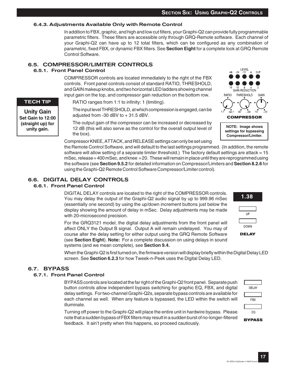 SABINE Graphi-Q2 3122-S User Manual | Page 18 / 58