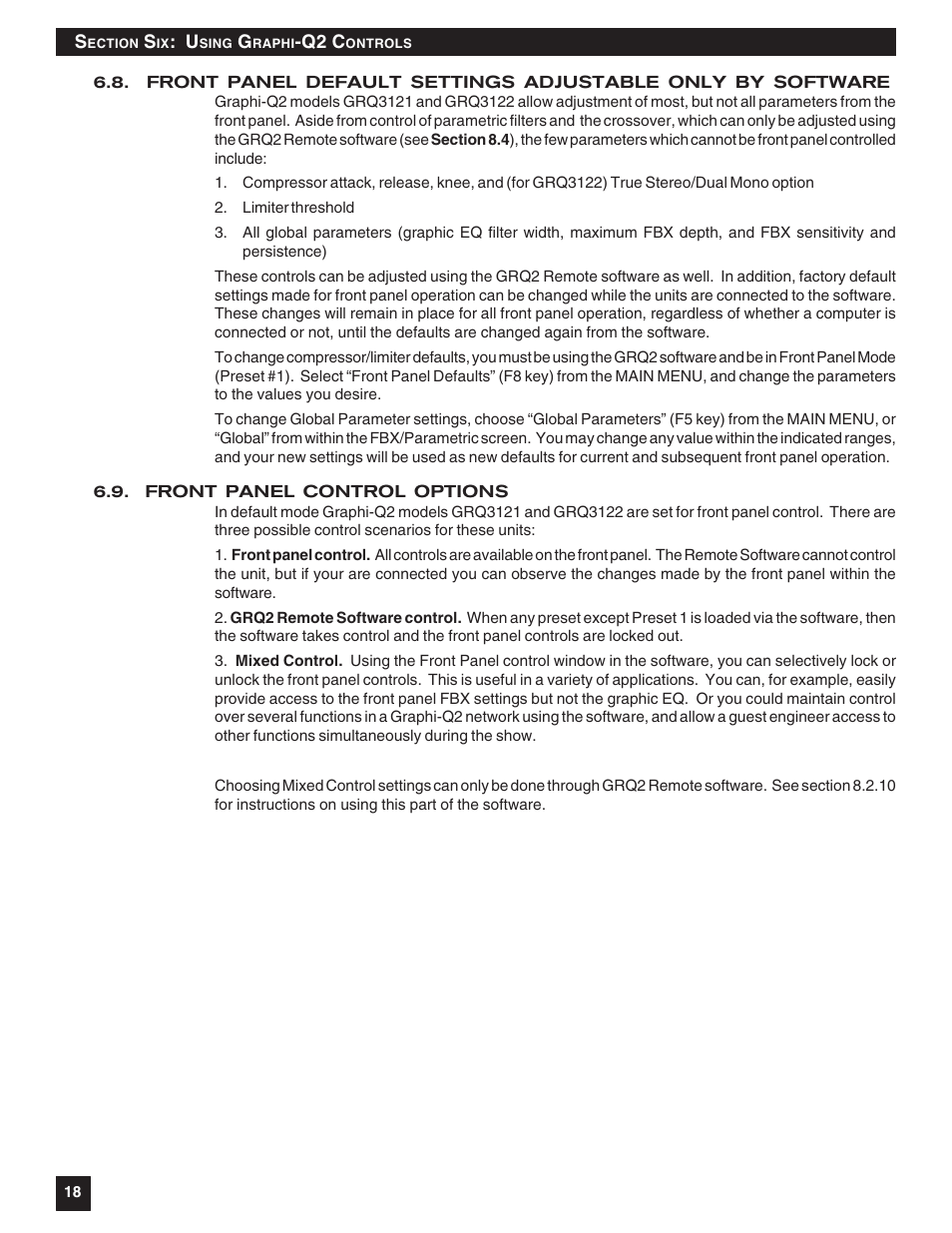 SABINE Graphi-Q2 3122-S User Manual | Page 19 / 58