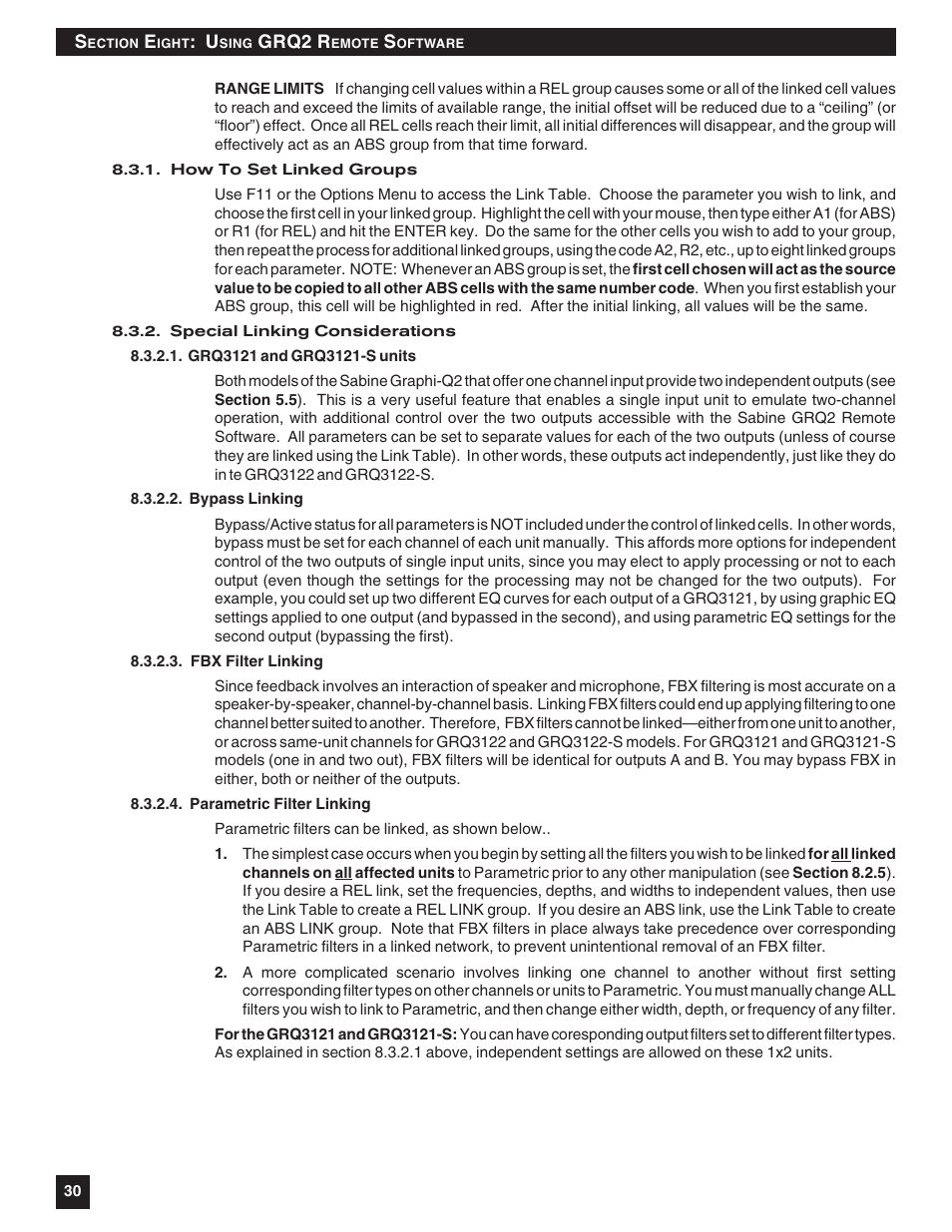 SABINE Graphi-Q2 3122-S User Manual | Page 31 / 58