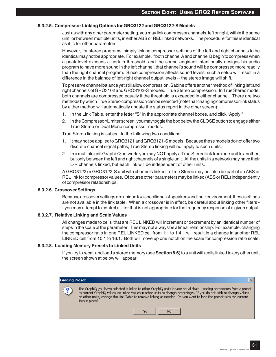 SABINE Graphi-Q2 3122-S User Manual | Page 32 / 58