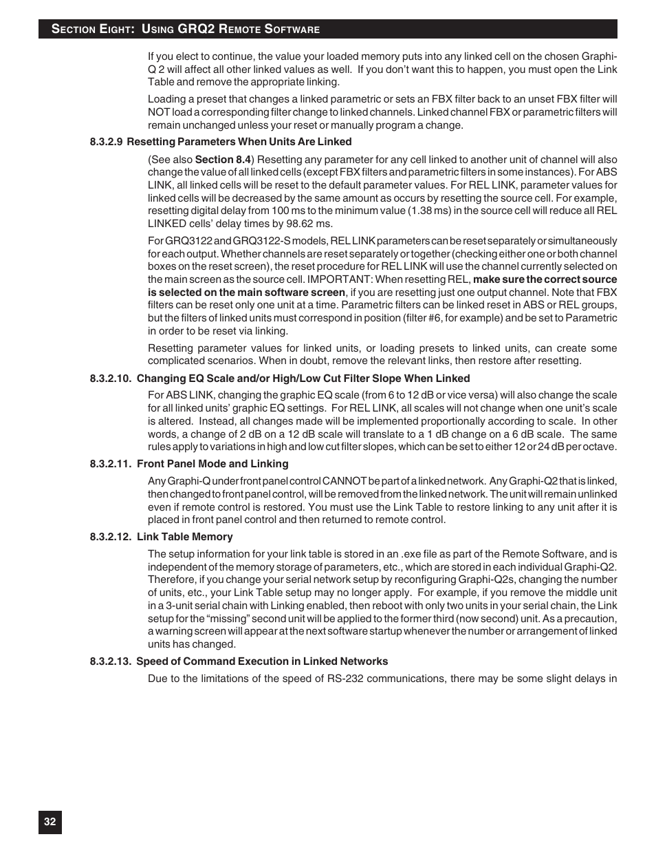 SABINE Graphi-Q2 3122-S User Manual | Page 33 / 58