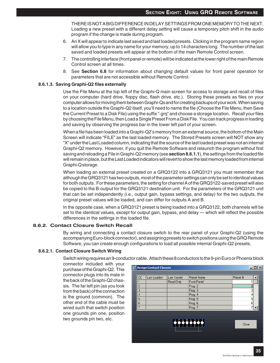 SABINE Graphi-Q2 3122-S User Manual | Page 36 / 58