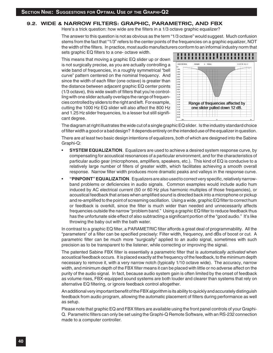 SABINE Graphi-Q2 3122-S User Manual | Page 41 / 58
