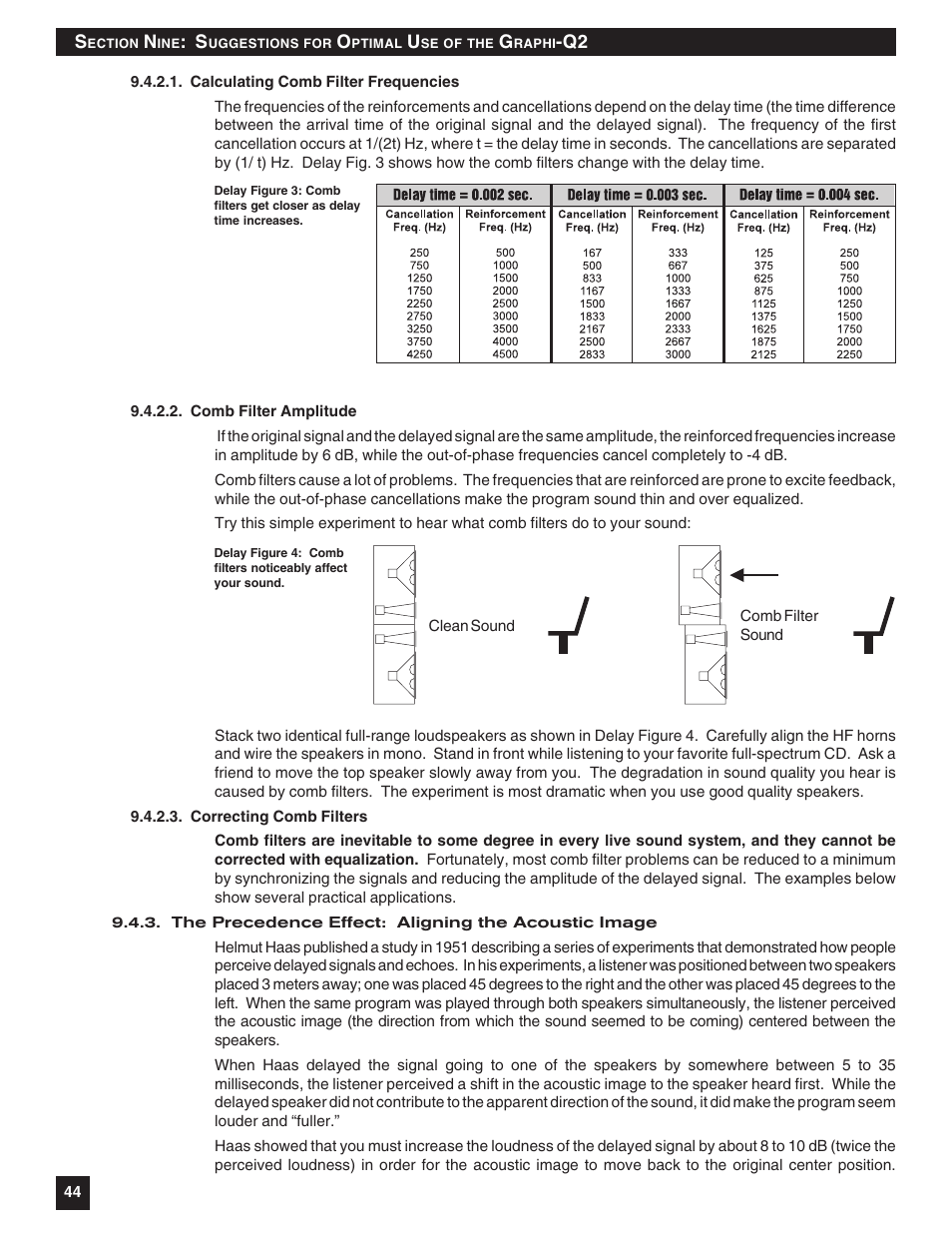 SABINE Graphi-Q2 3122-S User Manual | Page 45 / 58