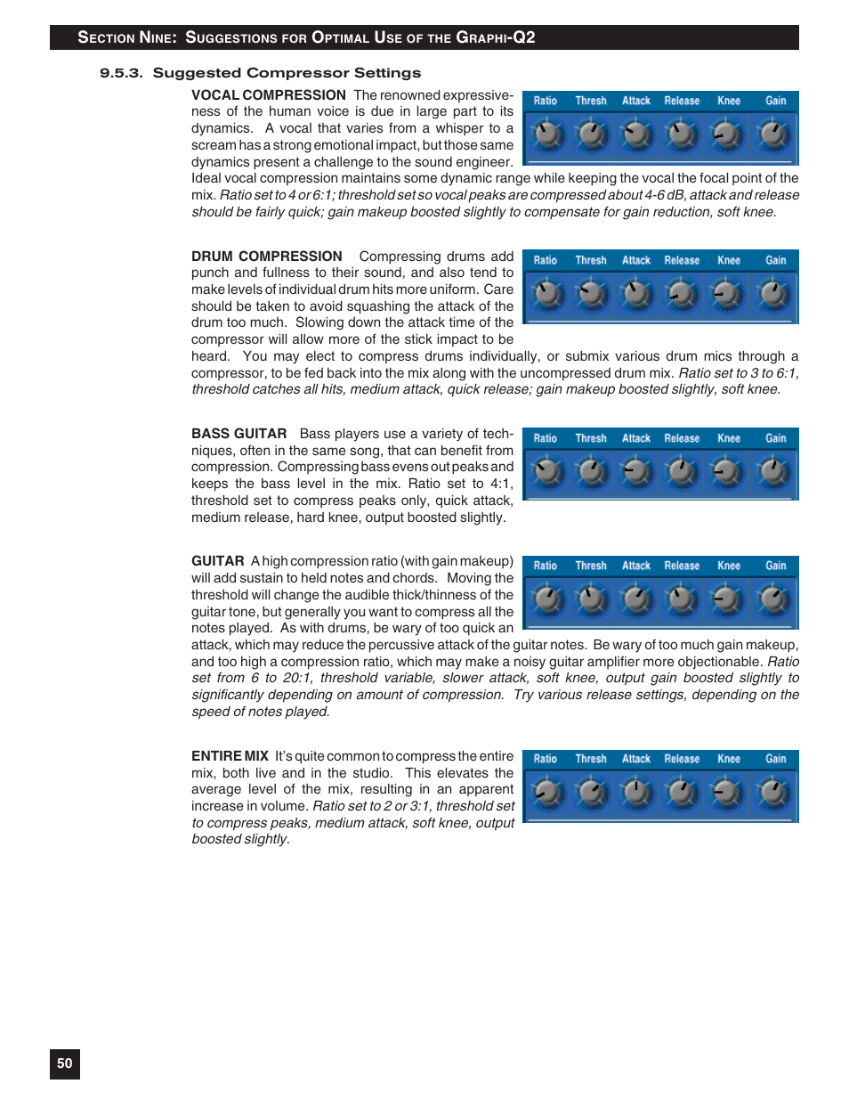 SABINE Graphi-Q2 3122-S User Manual | Page 51 / 58