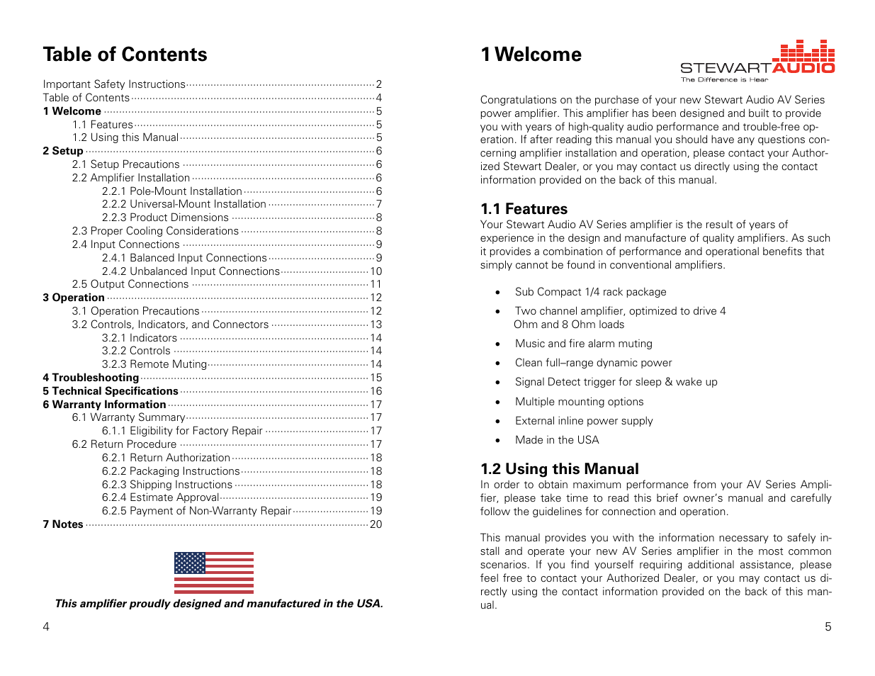 Stewart Audio AV25-2 User Manual | Page 3 / 10