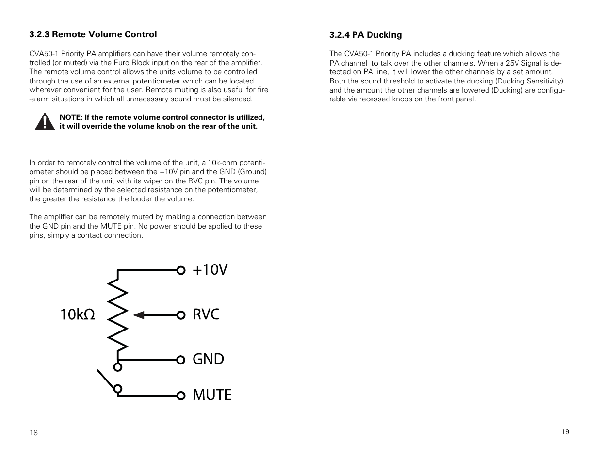 Stewart Audio CVA50-1 Priority PA User Manual | Page 10 / 14