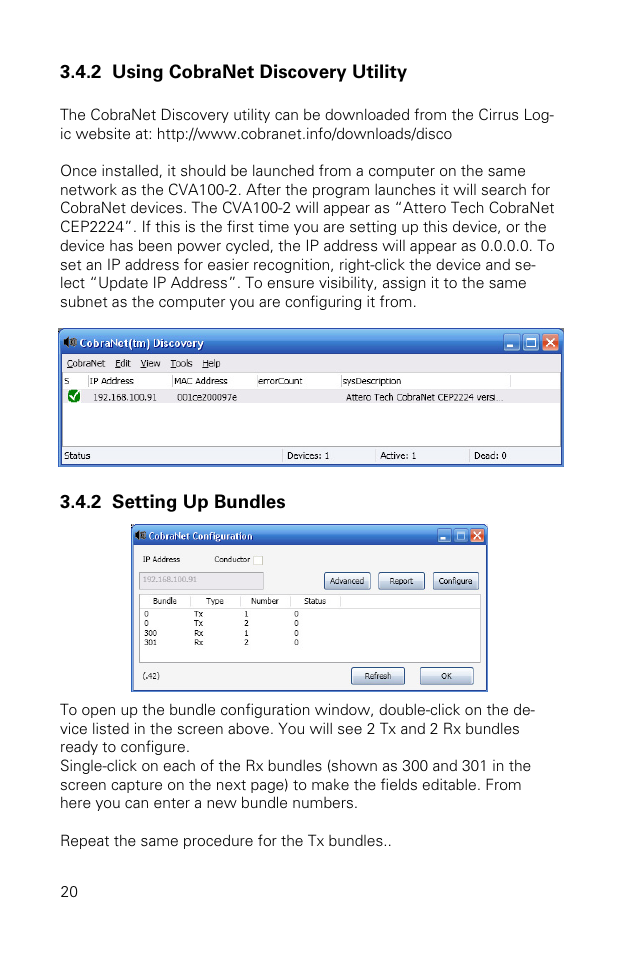 Stewart Audio CVA100-2 User Manual | Page 20 / 28