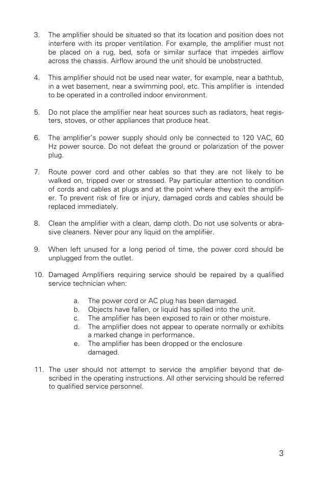 Stewart Audio CVA100-2 User Manual | Page 3 / 28