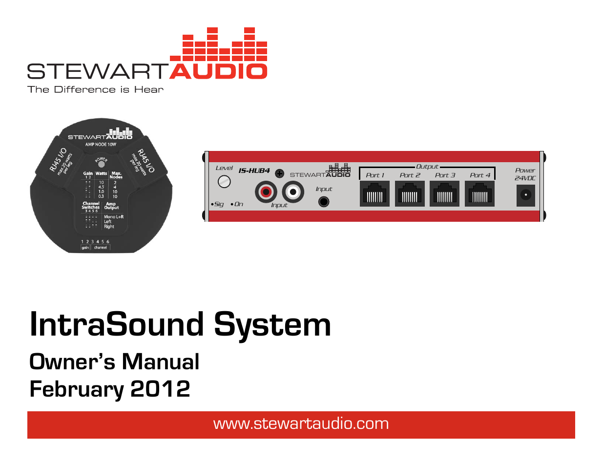 Stewart Audio IS-AmpNode-10 User Manual | 10 pages