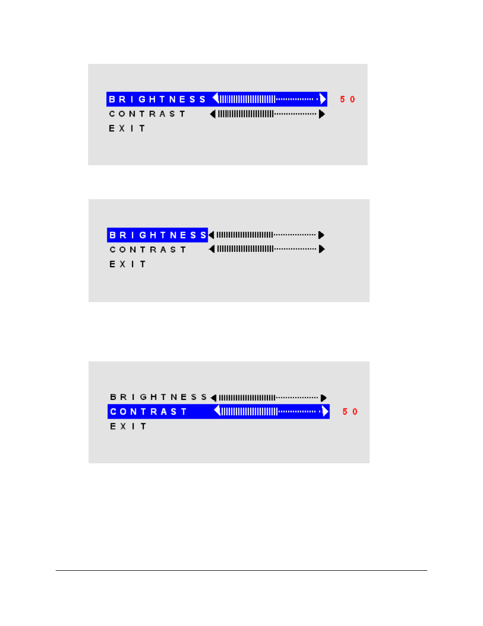 Contrast | Nematron M-Series Monitors User Manual | Page 22 / 33