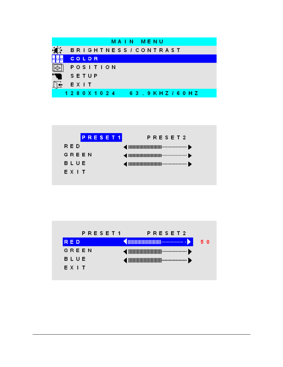 Color | Nematron M-Series Monitors User Manual | Page 23 / 33