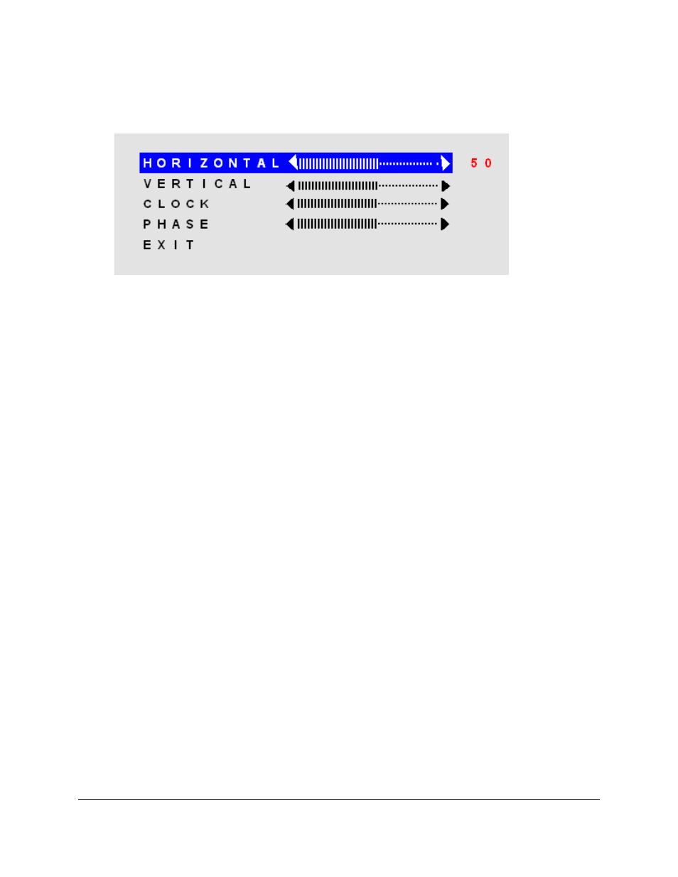 Horizontal, Vertical, Clock | Phase | Nematron M-Series Monitors User Manual | Page 25 / 33