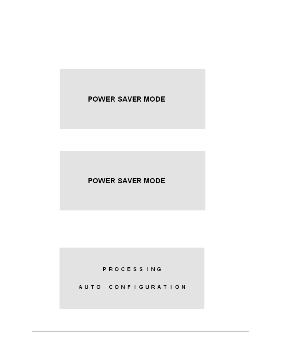 Power saver mode, Processing auto configuration, Pc digital | Nematron M-Series Monitors User Manual | Page 30 / 33