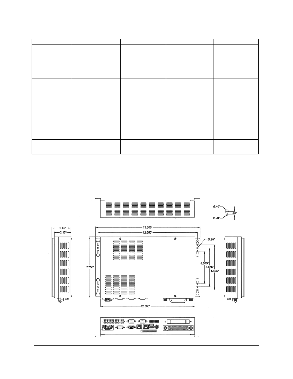 Physical | Nematron ePC-Lite Series with N2800 CPU User Manual | Page 7 / 21