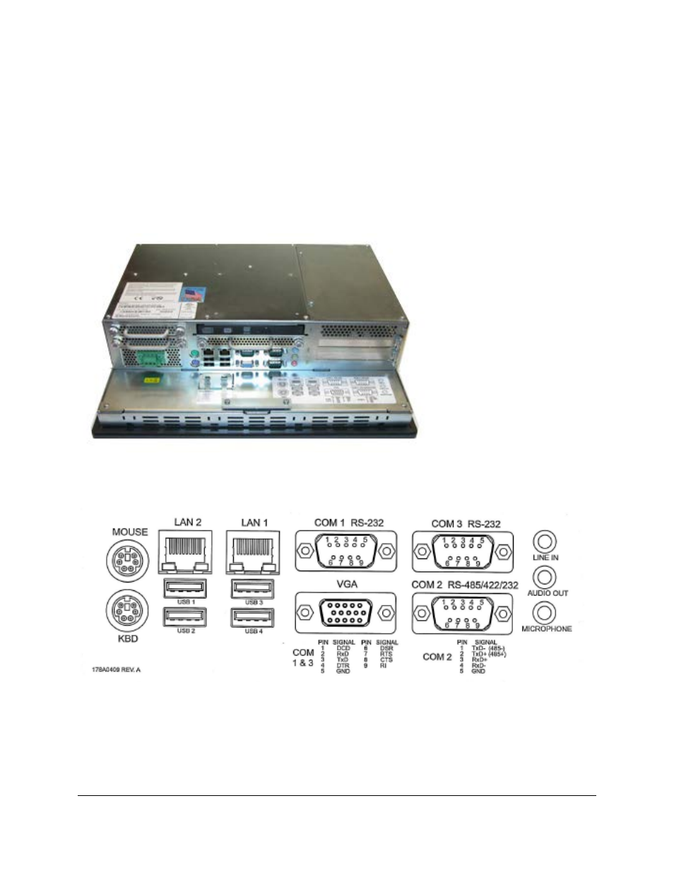 Chapter 3. – epc-plus cpu and bios, Pinouts | Nematron ePC-Plus Series with T7500 CPU User Manual | Page 22 / 22