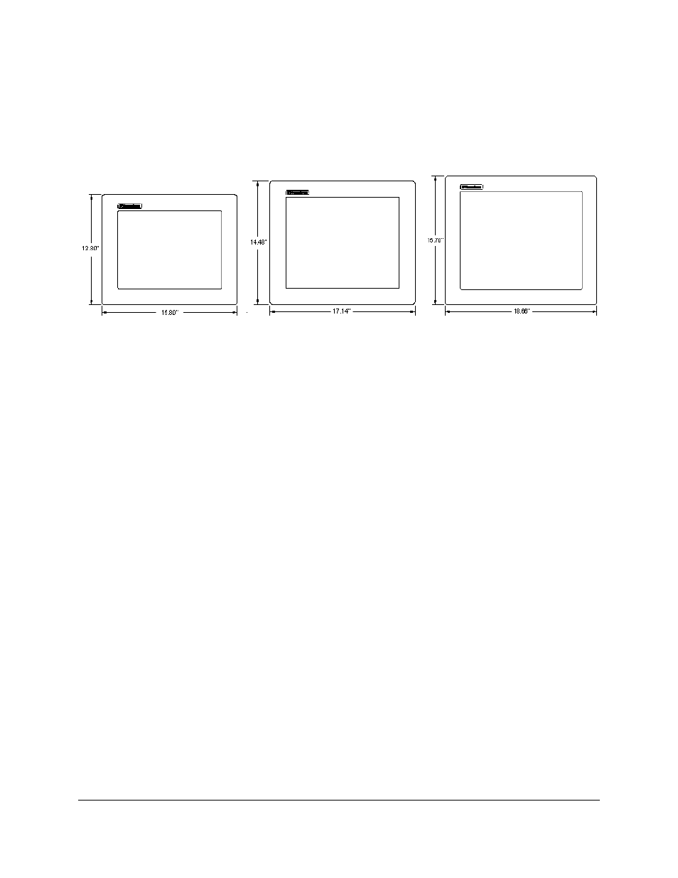 Specifications, Front panels, Epc1550 epc1750 epc1950 | Figure 1.0: epc-plus series front panel comparison | Nematron ePC-Plus Series with T7500 CPU User Manual | Page 4 / 22