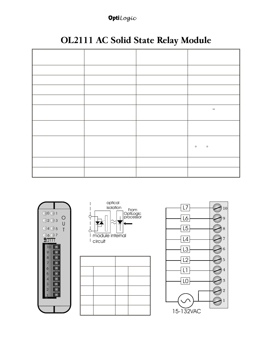Ol2111 ac solid state relay module | Nematron OptiLogic Series User Manual | Page 17 / 32