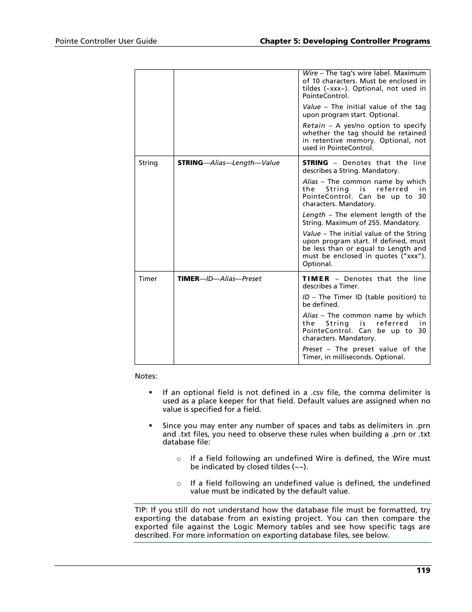 Nematron Pointe Controller User Manual | Page 121 / 441