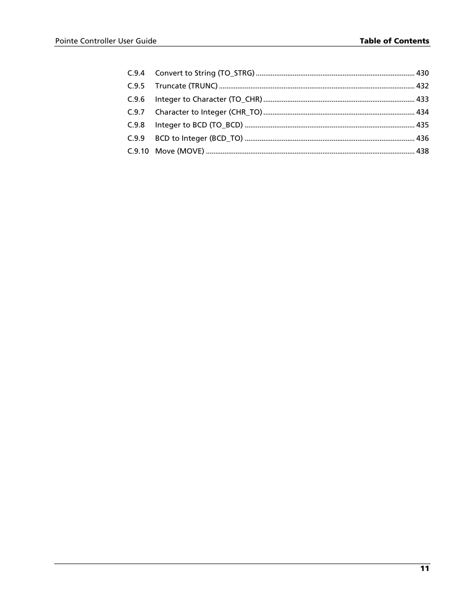 Nematron Pointe Controller User Manual | Page 13 / 441