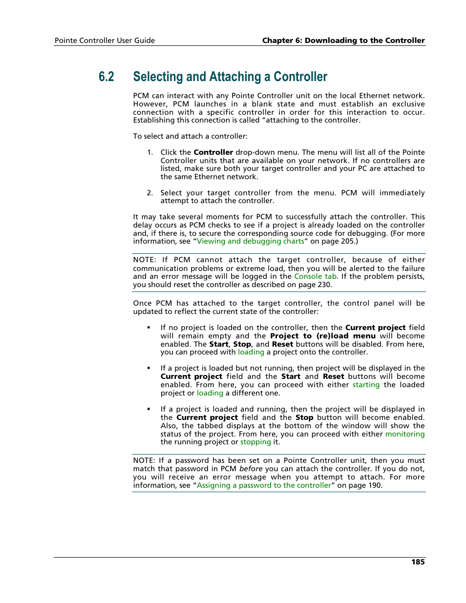 Selecting and attaching a controller, 2 selecting and attaching a controller | Nematron Pointe Controller User Manual | Page 187 / 441