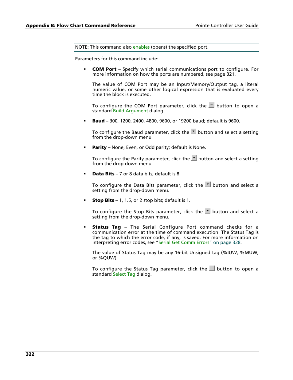 Nematron Pointe Controller User Manual | Page 324 / 441