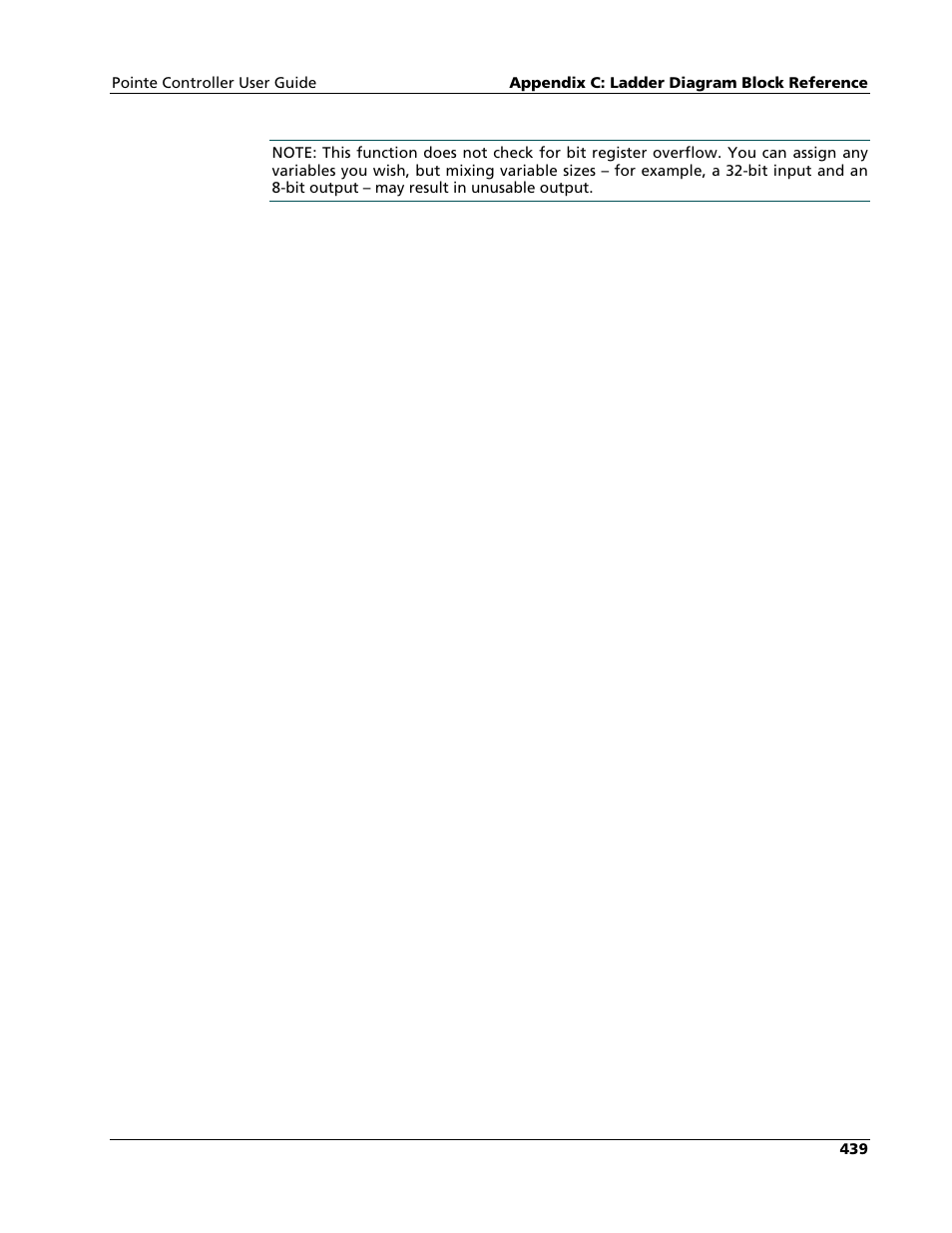 Nematron Pointe Controller User Manual | Page 441 / 441