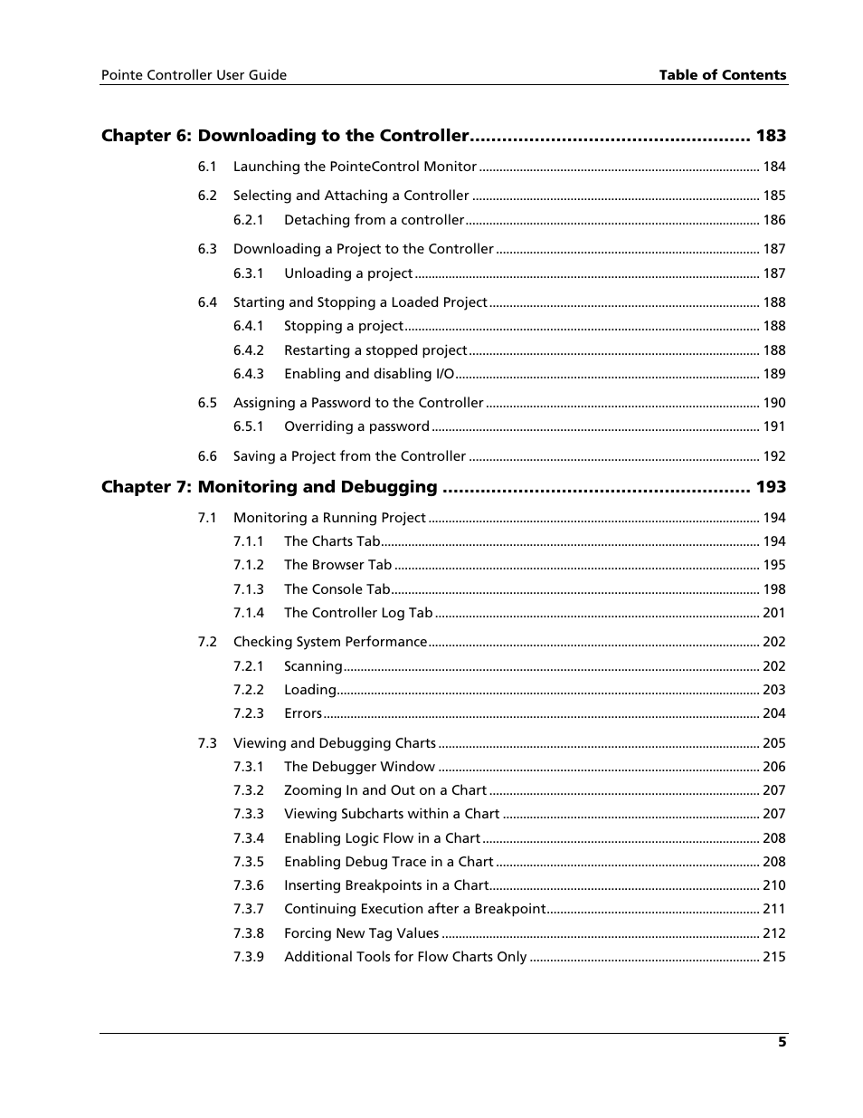 Nematron Pointe Controller User Manual | Page 7 / 441