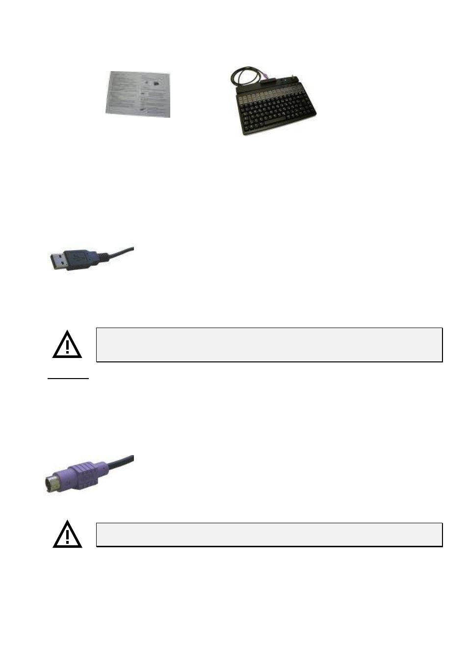 2 installation of the keyboard | PrehKeyTec MCI Family User Manual | Page 4 / 20