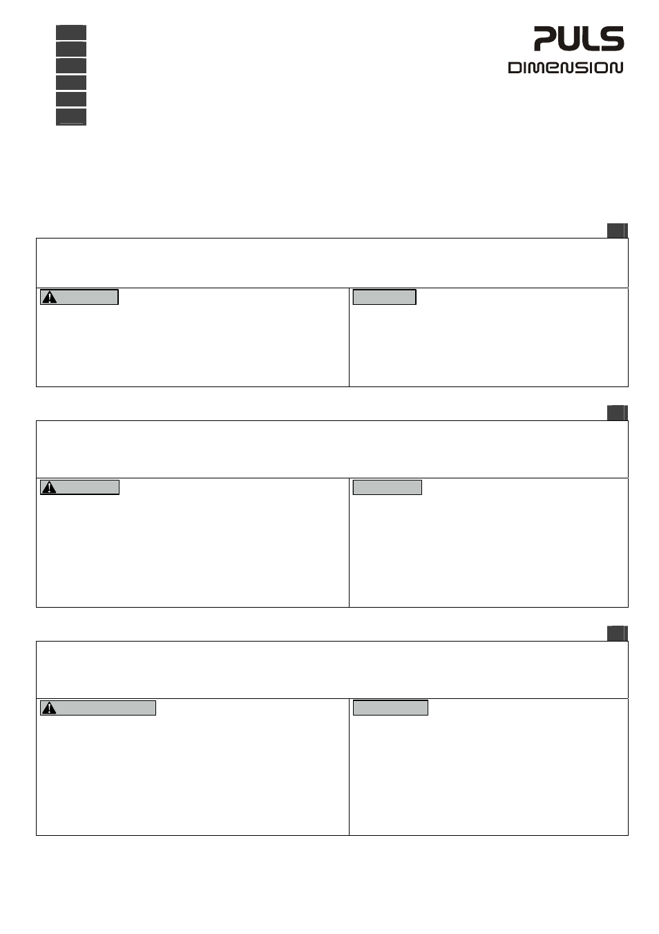 PULS CT5.121 User Manual | 4 pages