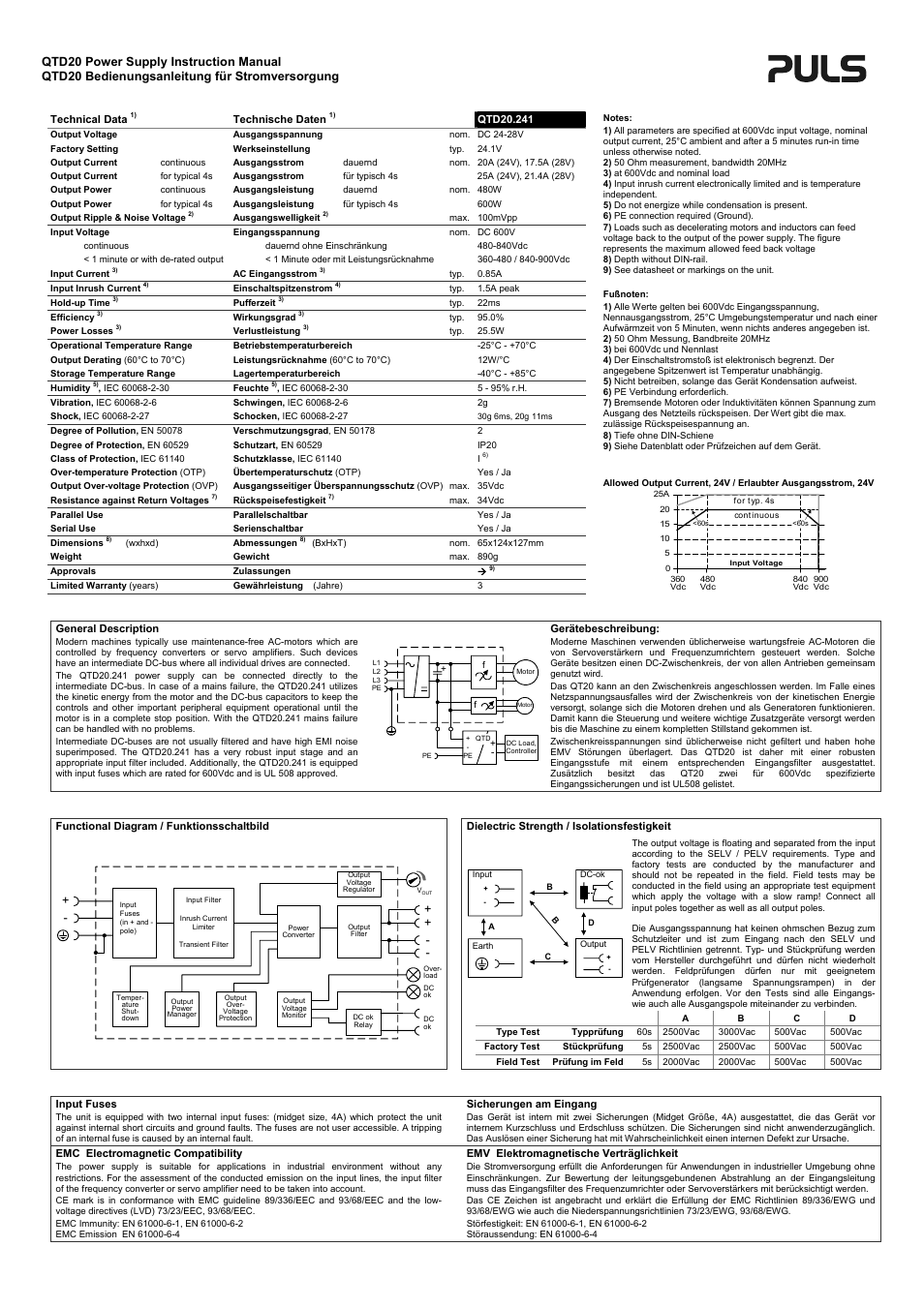 PULS QTD20.241 User Manual | Page 3 / 4