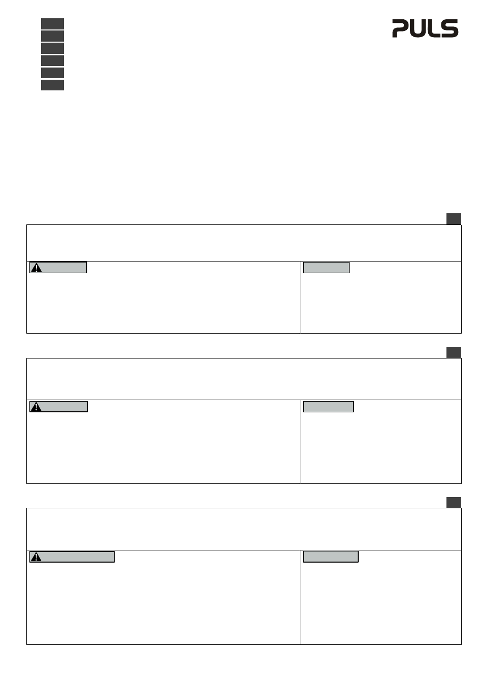 PULS ML30.100 User Manual | 4 pages