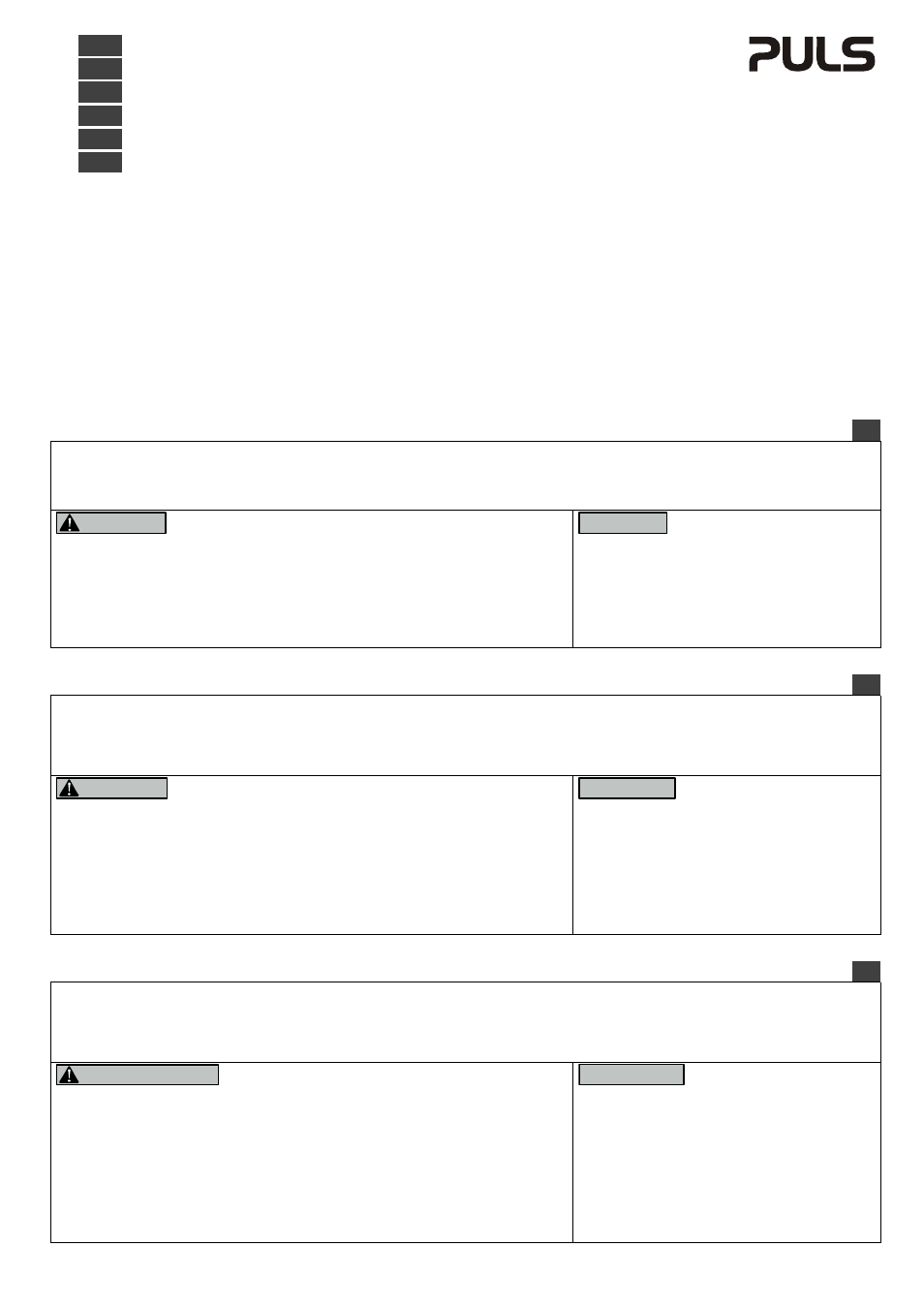 PULS ML95.100 User Manual | 4 pages