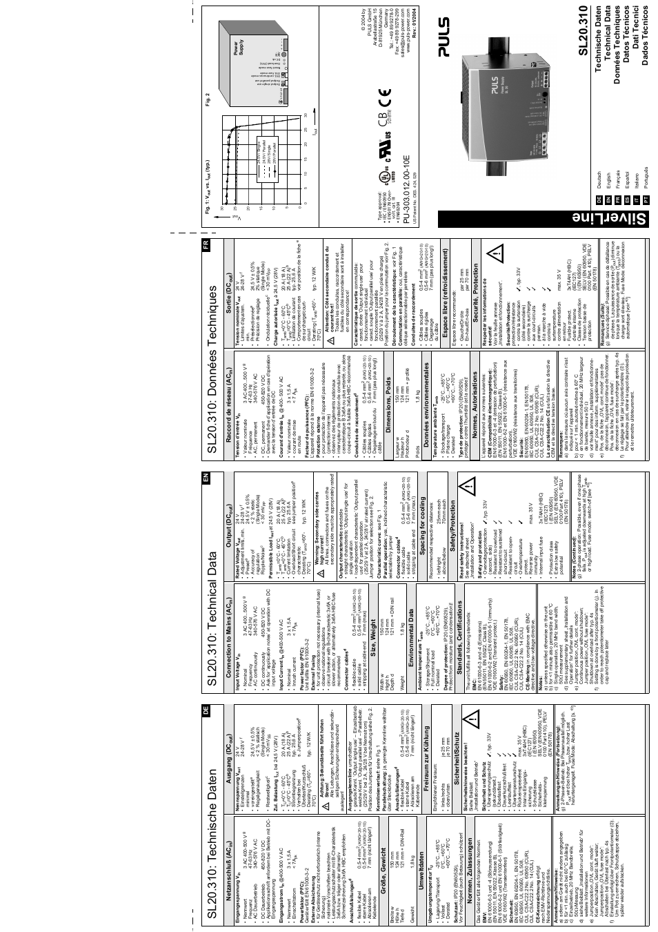 PULS SL20.310 User Manual | 2 pages