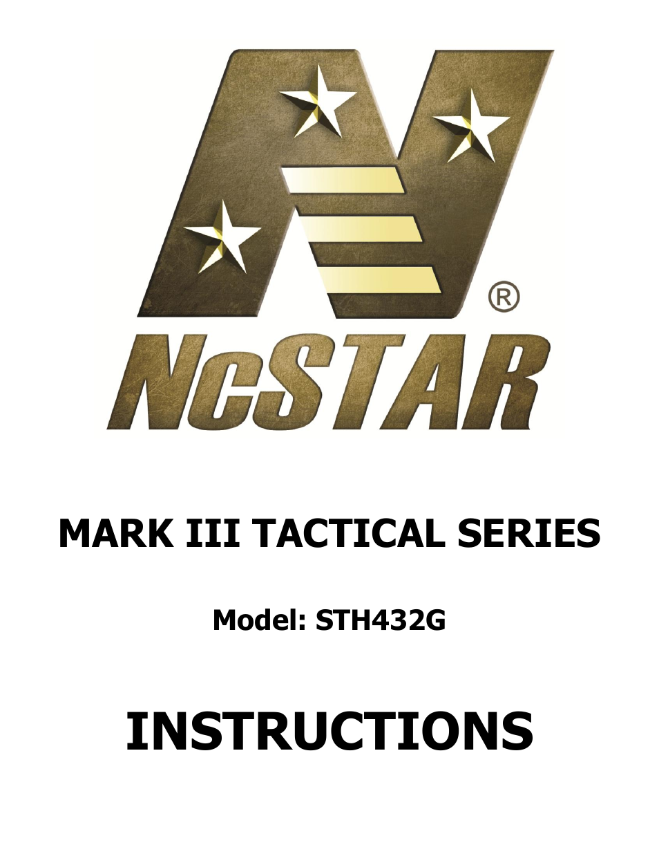 NcSTAR STH432G User Manual | 8 pages