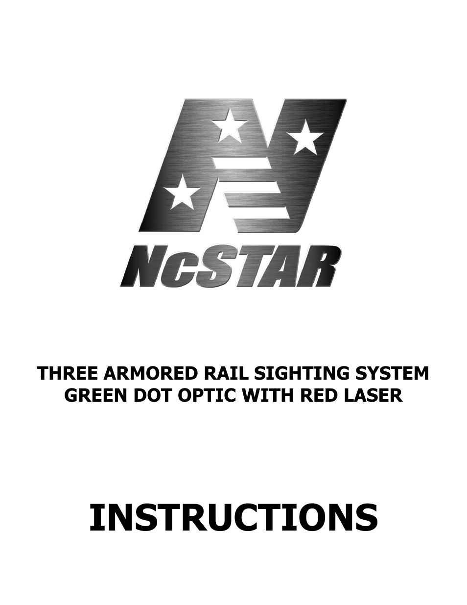 NcSTAR D3ARSGQLR2 User Manual | 7 pages