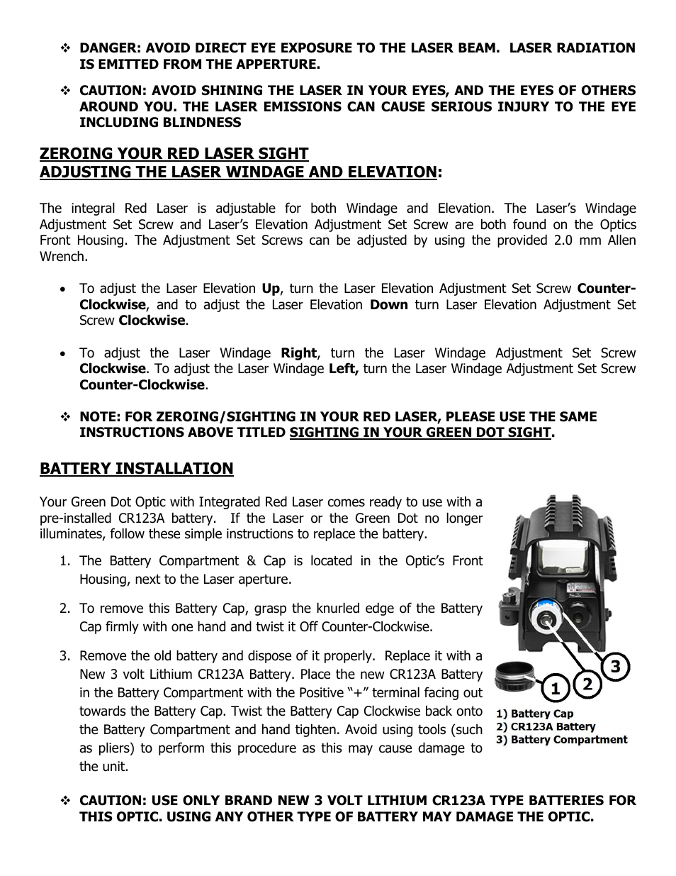 NcSTAR D3ARSGQLR2 User Manual | Page 5 / 7