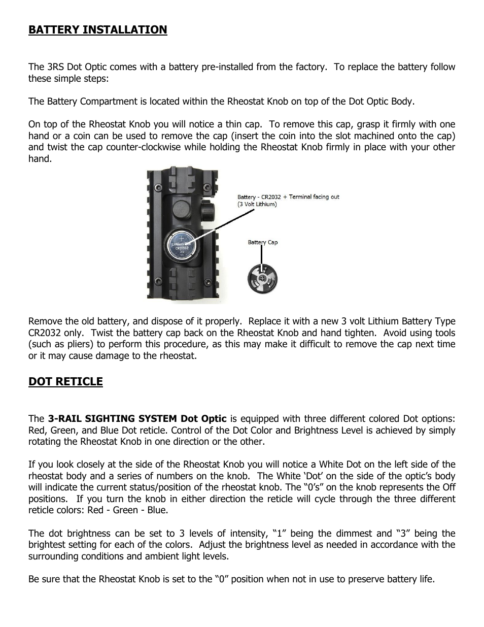 NcSTAR D3RS135 User Manual | Page 2 / 5