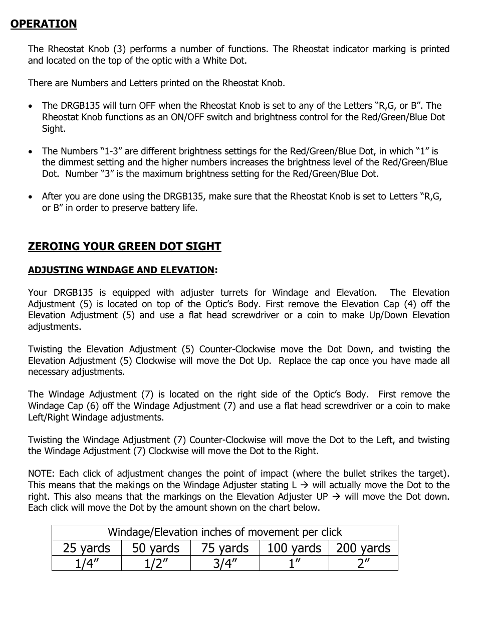 NcSTAR DRGB135 User Manual | Page 4 / 7